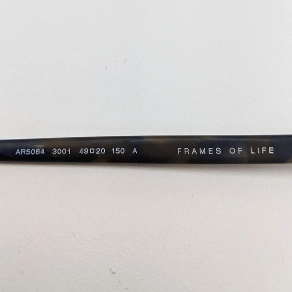 🕶️Giorgio Armani AR5064 3001 Eyeglasses 49/20 150 /KAO231🕶️ - Picture 5 of 6